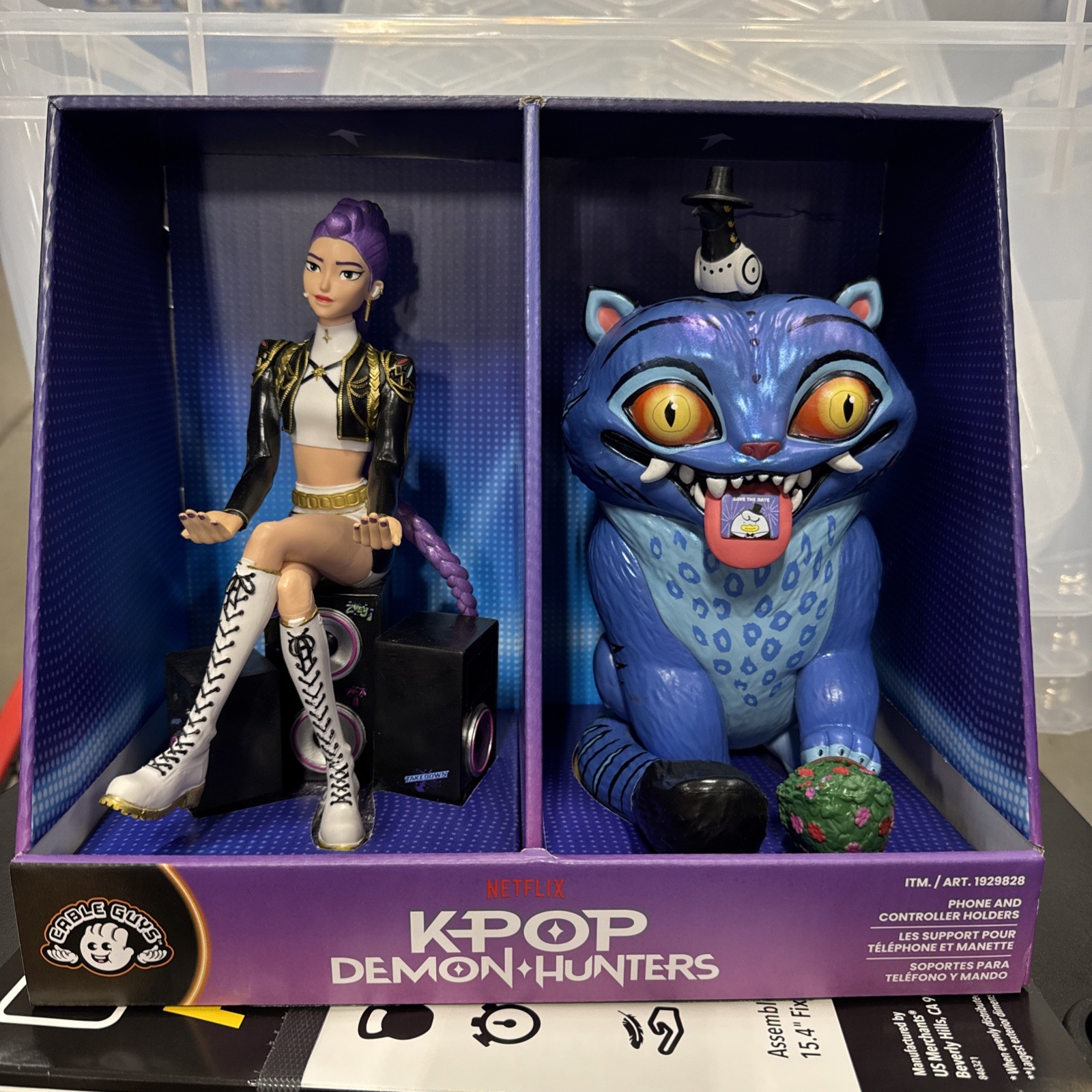 EXG Pro KPop Demon Hunters Rumi & Derpy Phone/Controller Holder Set 2-Pack
