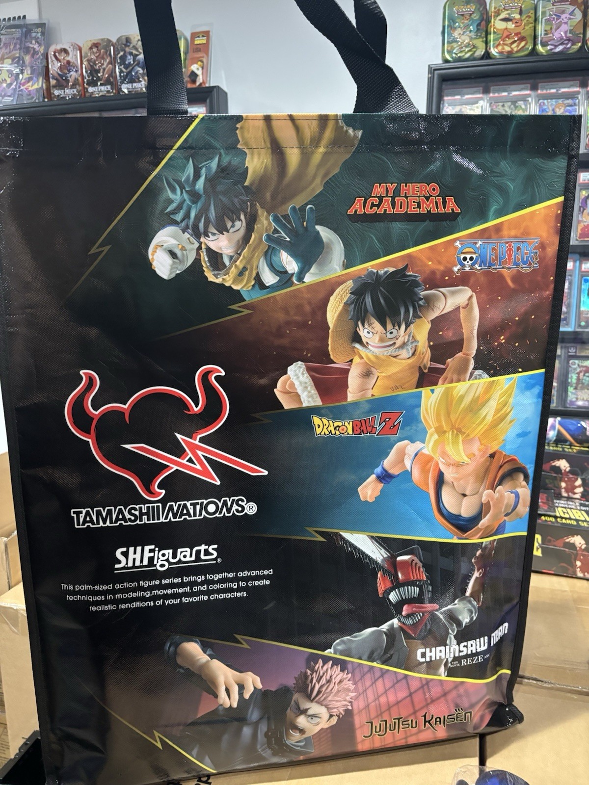 Tamashii Nation Dragon Ball Z One Piece NYCC 2026 Large Tote Bag. 