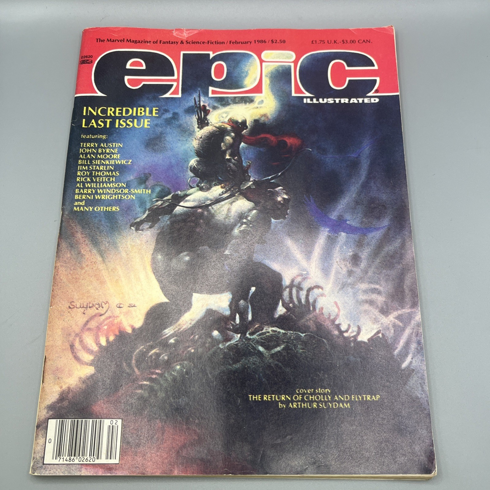 Vintage 1985 EPIC ILLUSTRATED Magazine No. 34 LAST ISSUE Last Galactus Story