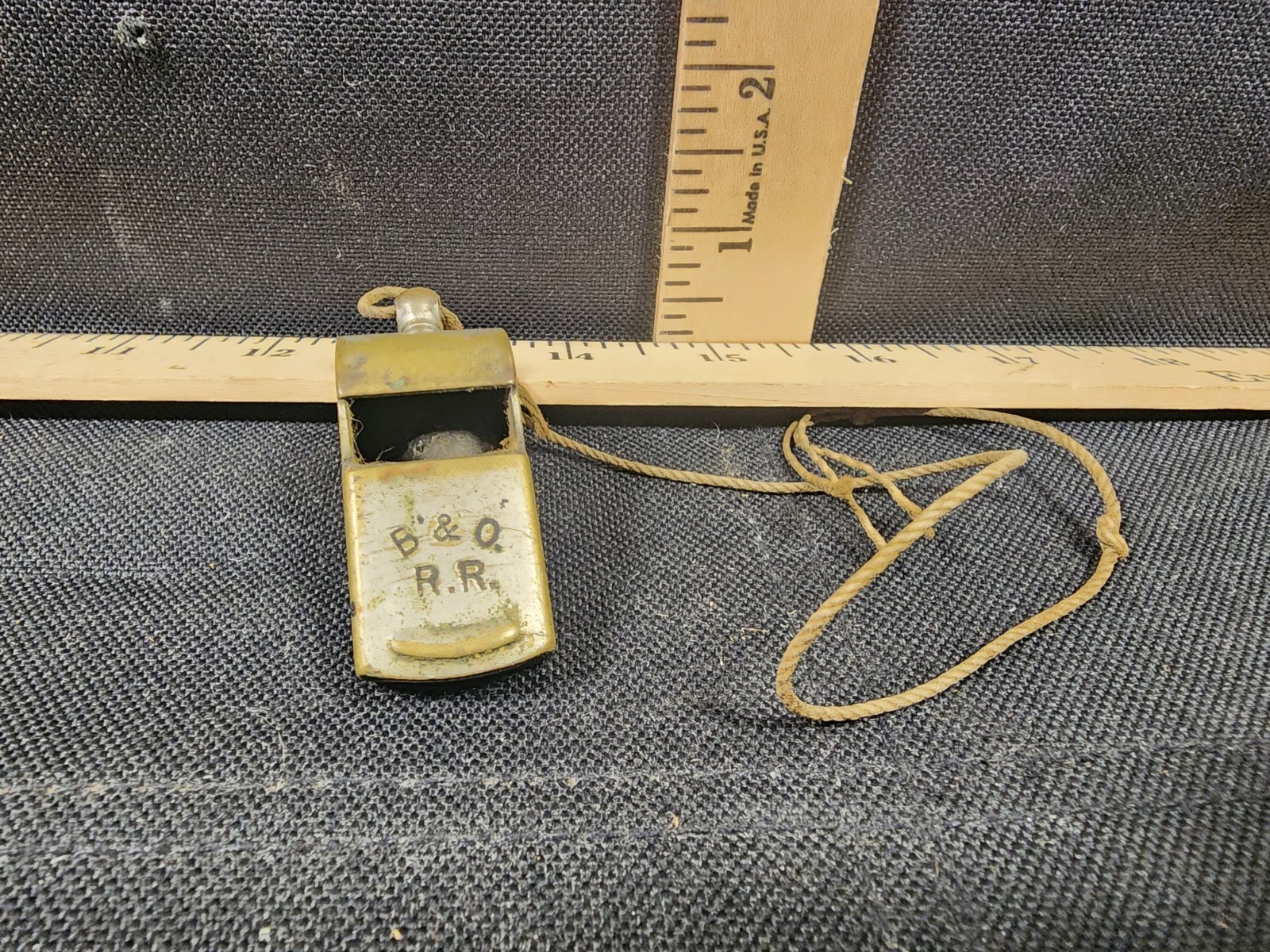 Antique B&O Railroad Conductors Whistle Works Railroad Baltimore Ohio