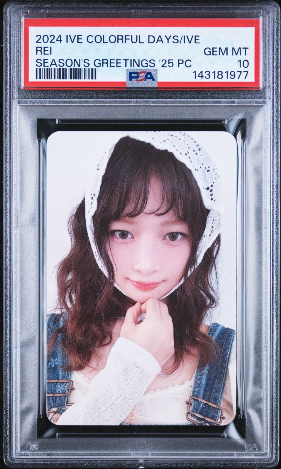 2024 IVE REI • PSA 10 • 2025 Season’s Greetings Colorful Days Photocard
