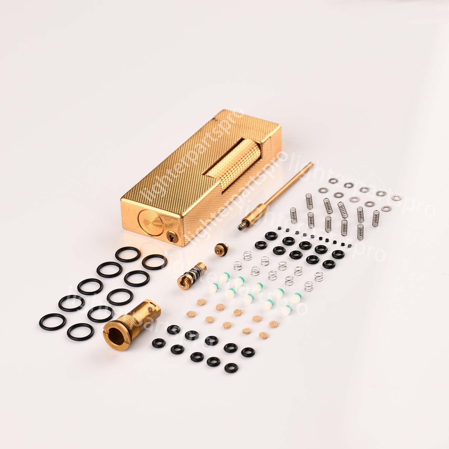 10 Sets Repair Service Kits Overhaul Spare Parts for Dunhill Rollagas Lighters