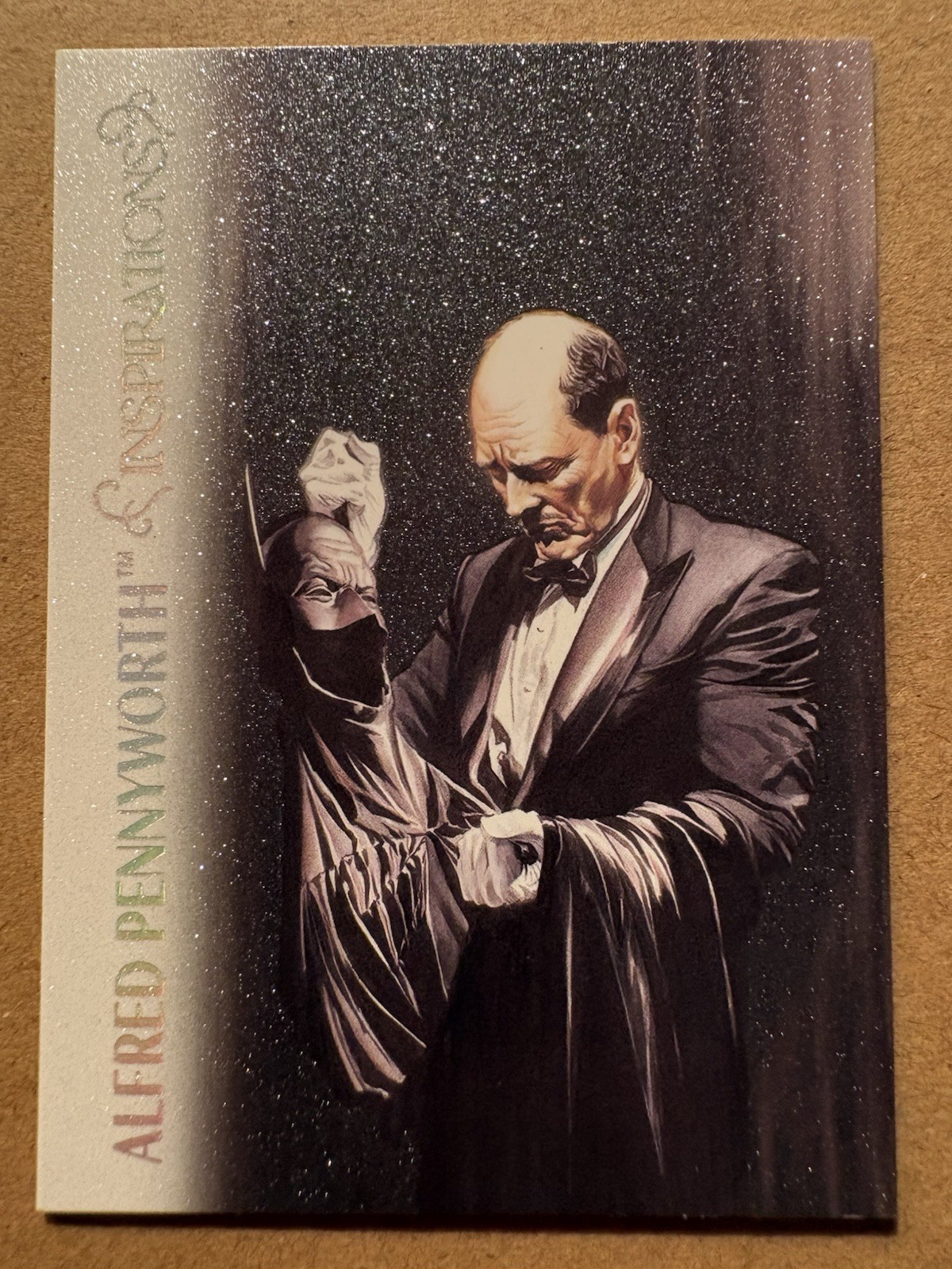 2026 UD Inspirations Alfred Pennyworth Pearlescence Silver Spectrum 11/15 🔥