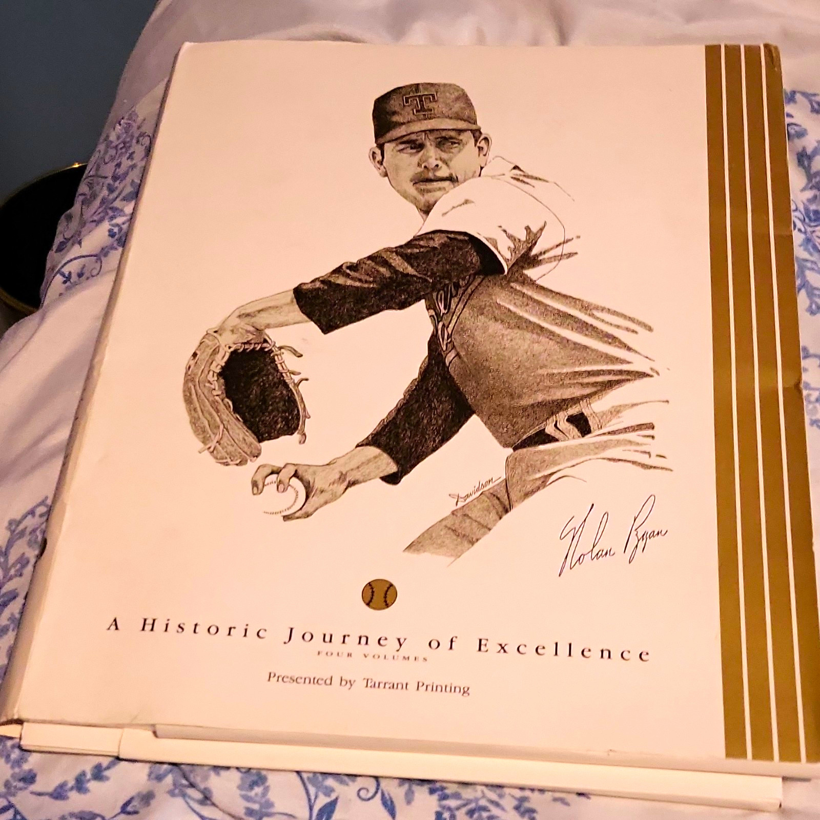 Nolan Ryan The Life and Times 4-Volume Set Signed, Presented by Tarrant Printing