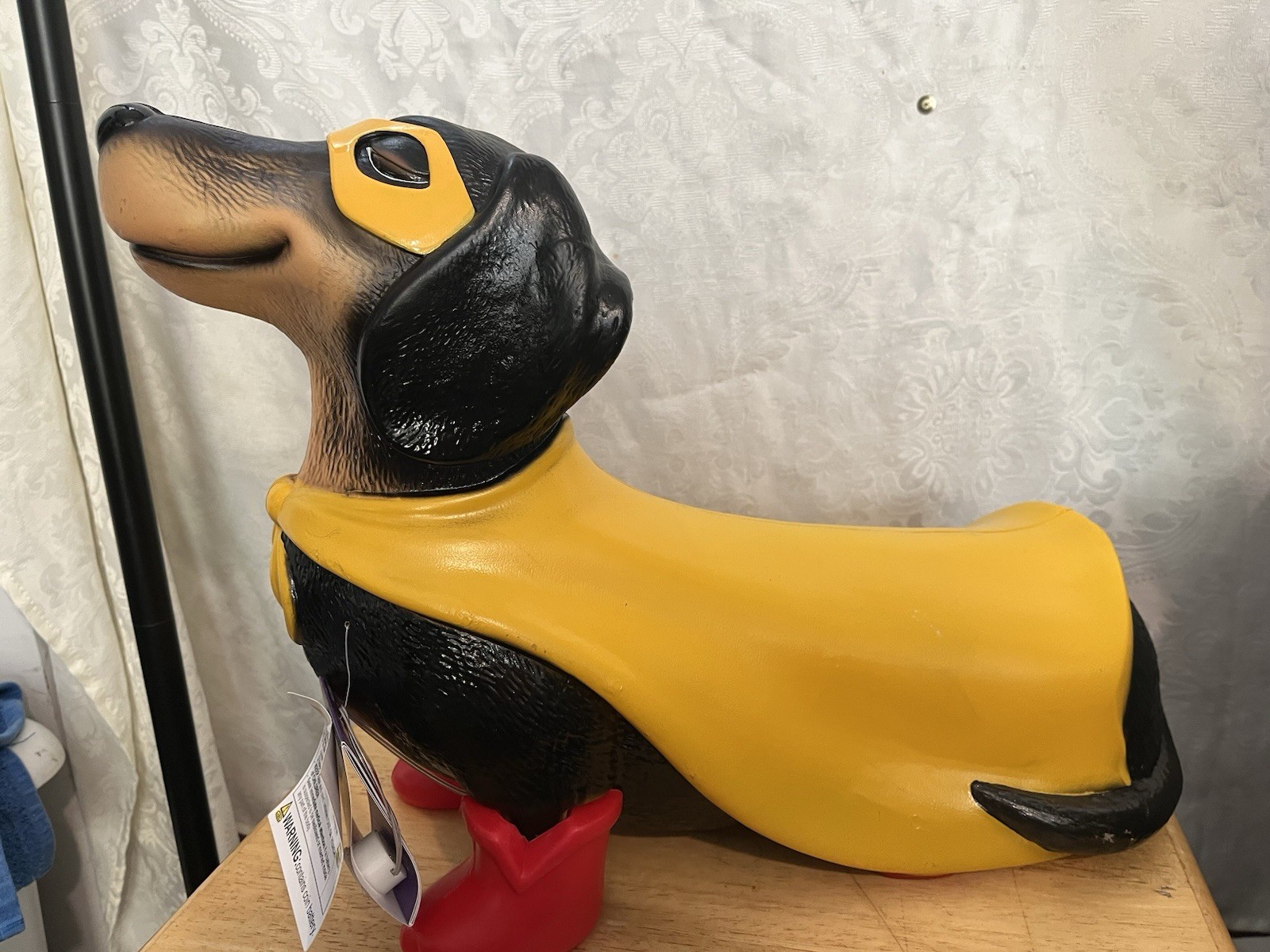 2025 Haunted Living 14inch Lighted Super Dachsund Blow Mold Brand New EXCLUSIVE 