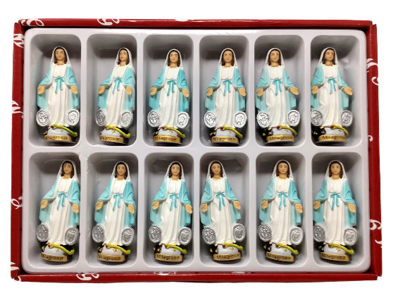 Set of 12 pcs Virgen Milagrosa 3