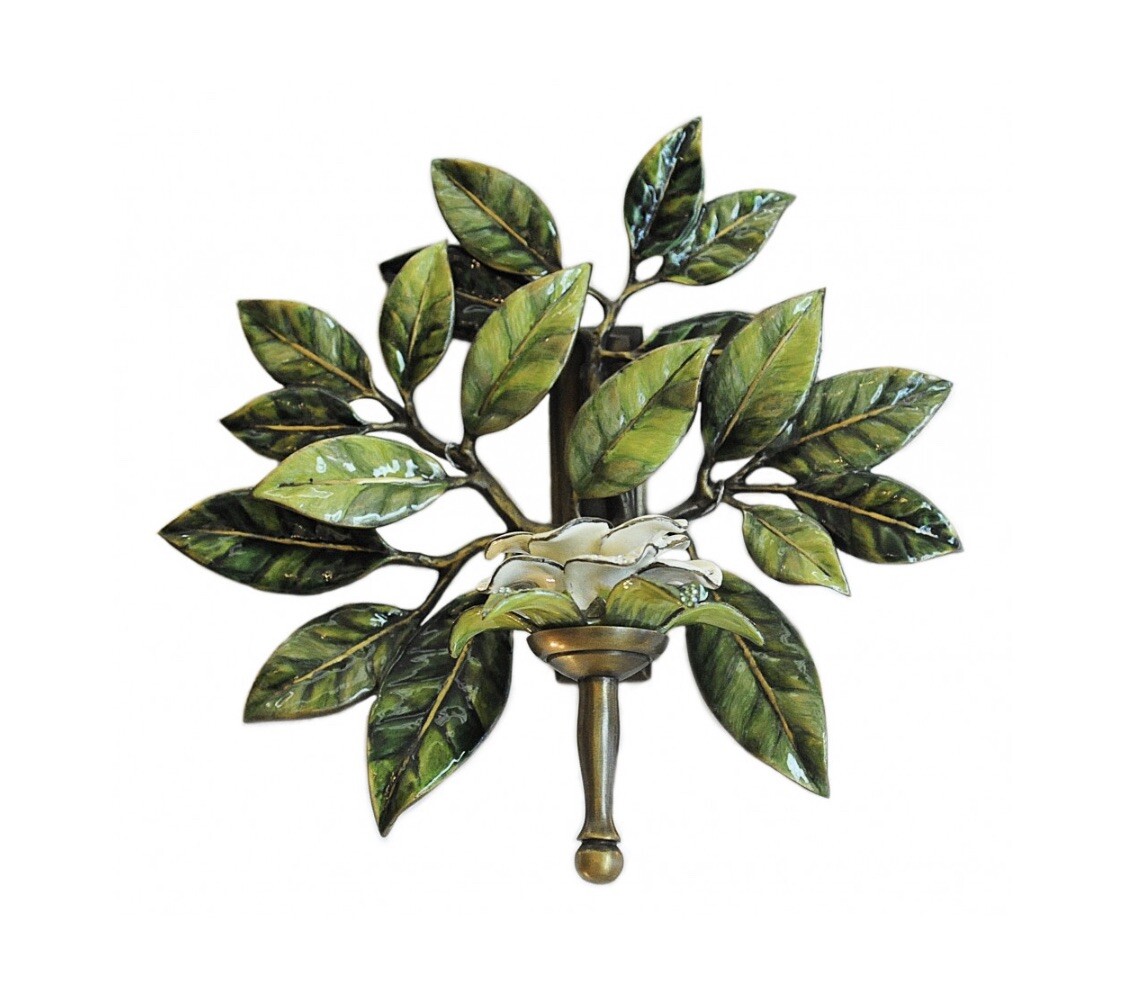 Pair Of Jay Strong water Gardenia Candle Wall Sconce Pair