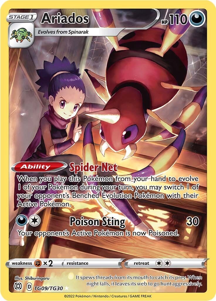 Ariados Holofoil [SWSH09:TG - TG09/TG30]
