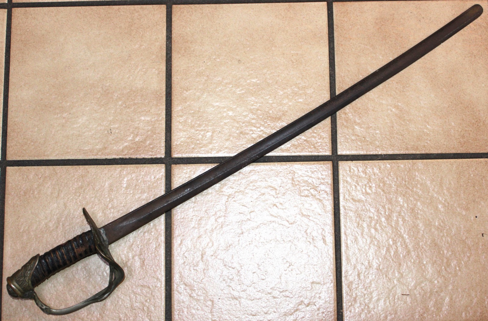 Model 1872 US Cavalry Post-Civil War Sword - HEAVILY MODIFIED - Vintage - READ