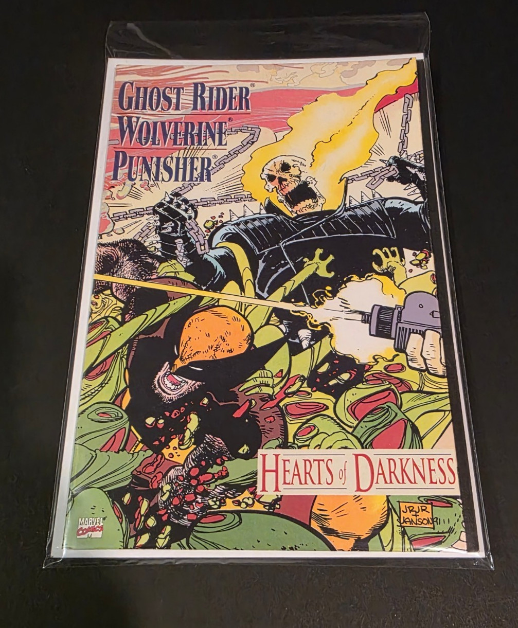 Ghost Rider Wolverine Punisher: Hearts of Darkness (Marvel, 1991) ☆ Authentic ☆