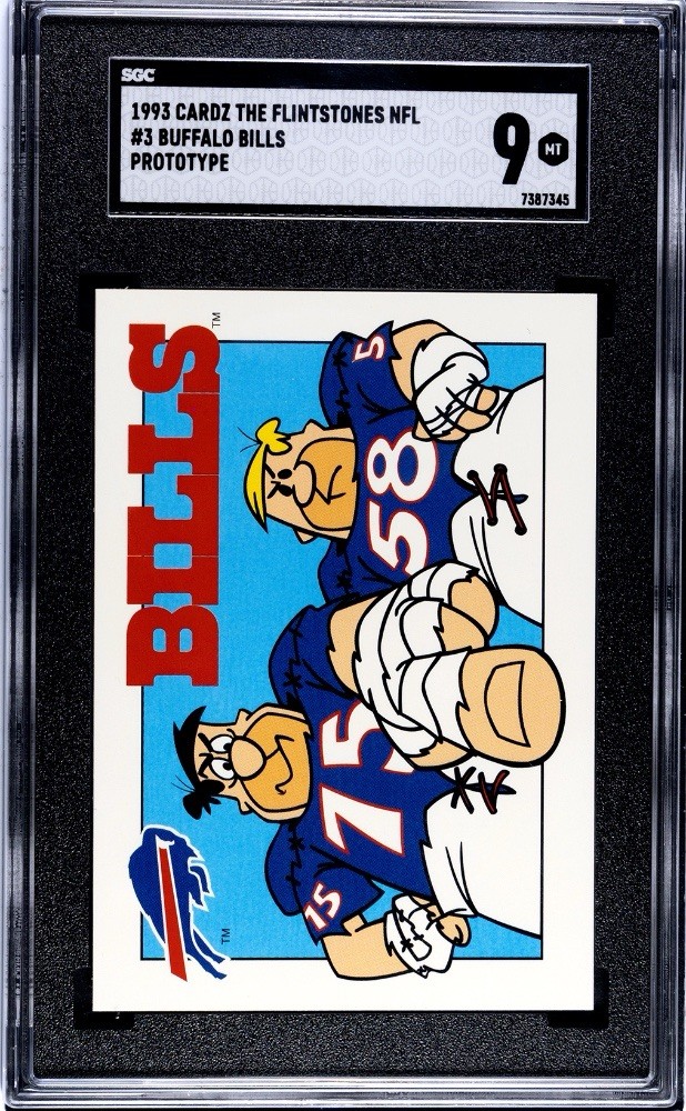 1993 Cardz Buffalo Bills The Flintstones SGC-9