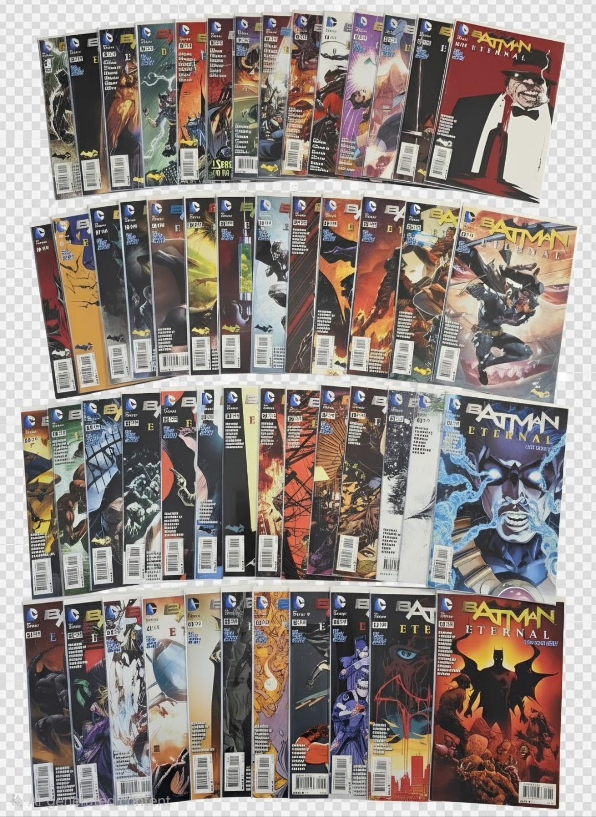 Batman Eternal #1-52 COMPLETE SET DC COMICS '14-'15 New 52 Catwoman Snyder NM🔥