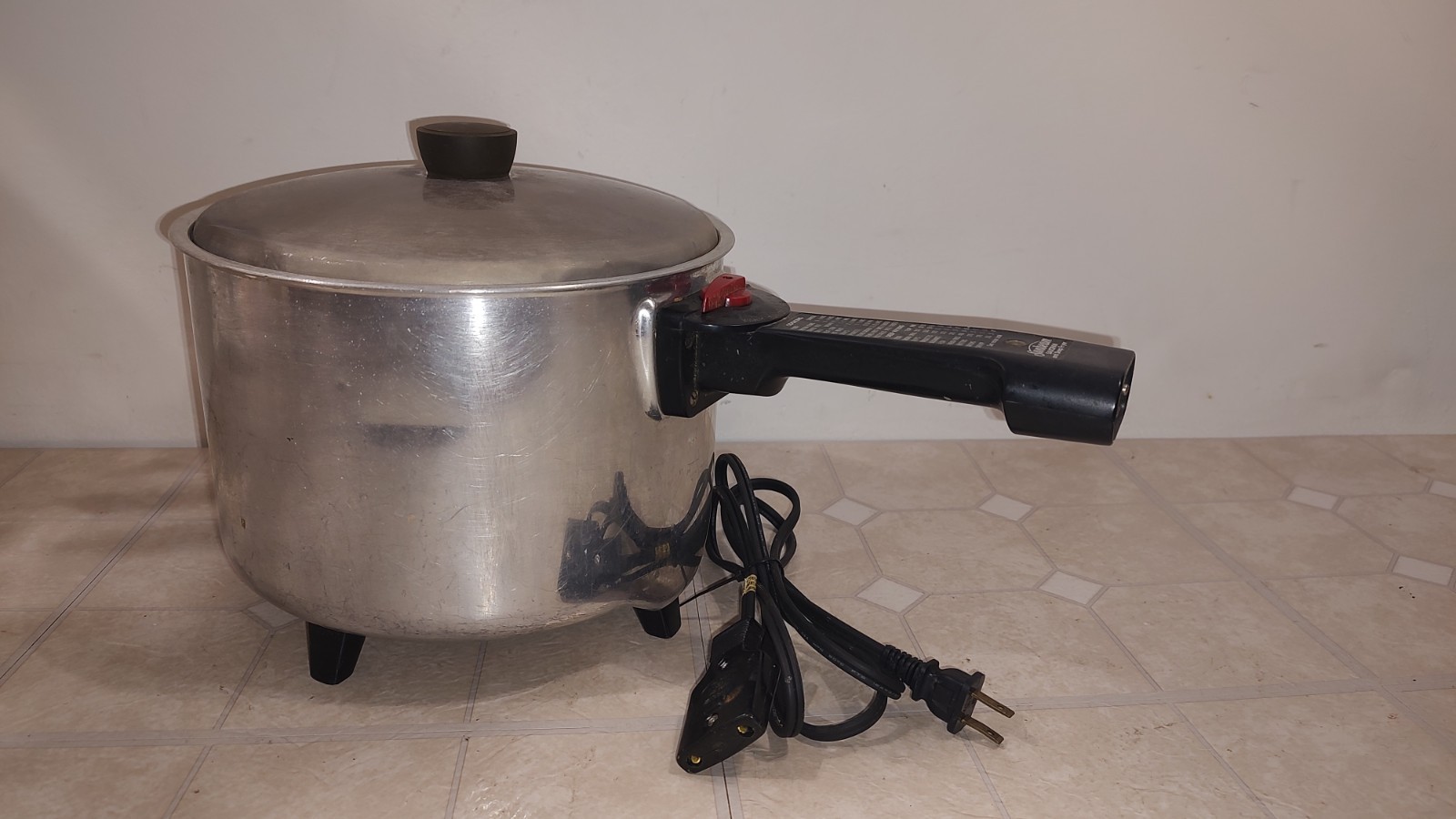 Vintage Sunbeam SP-5 Controlled Heat Saucepan 5-Qt w/ Lid Tested