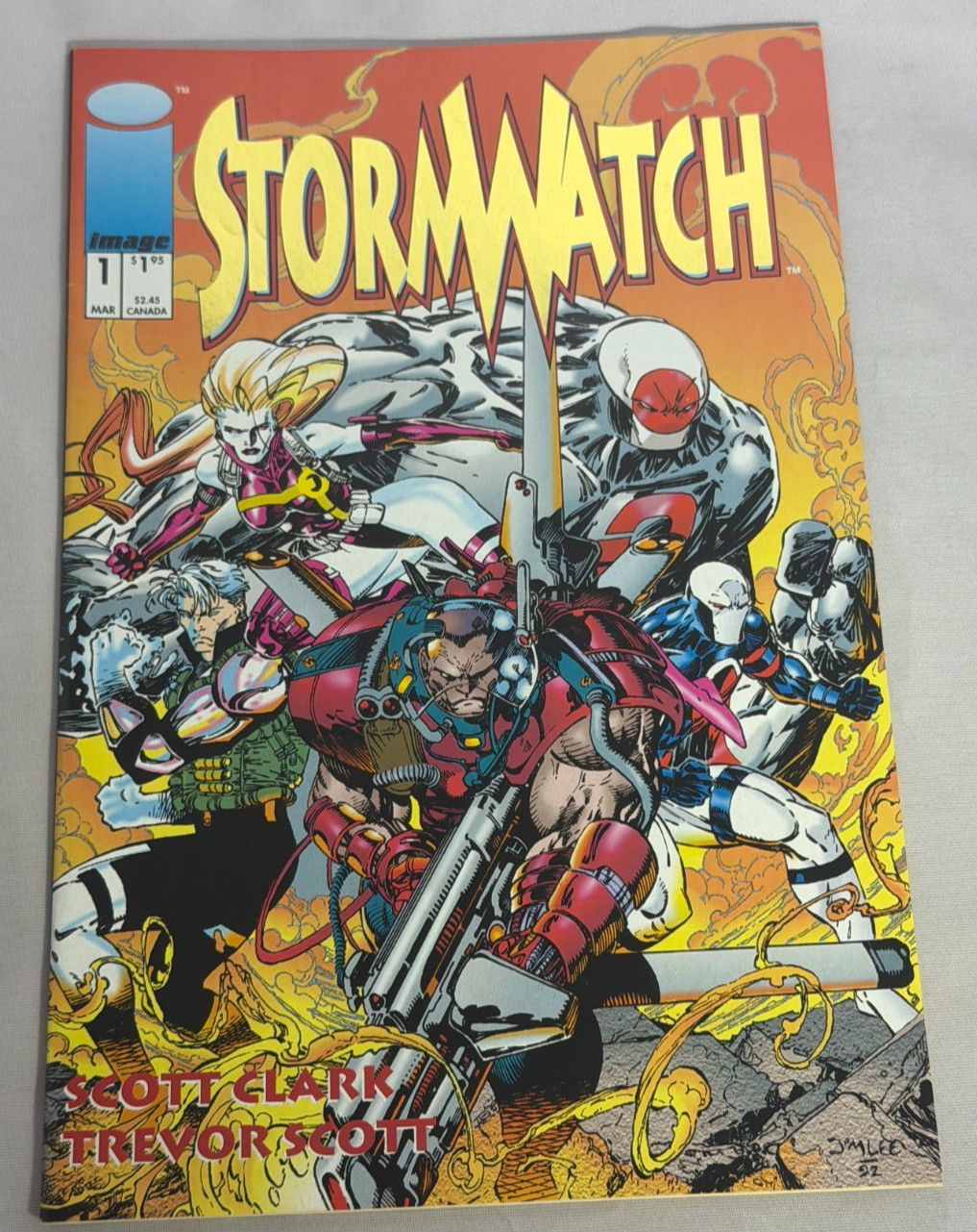 Stormwatch Gold Foil Variant #1 (Image Comics March 1993)