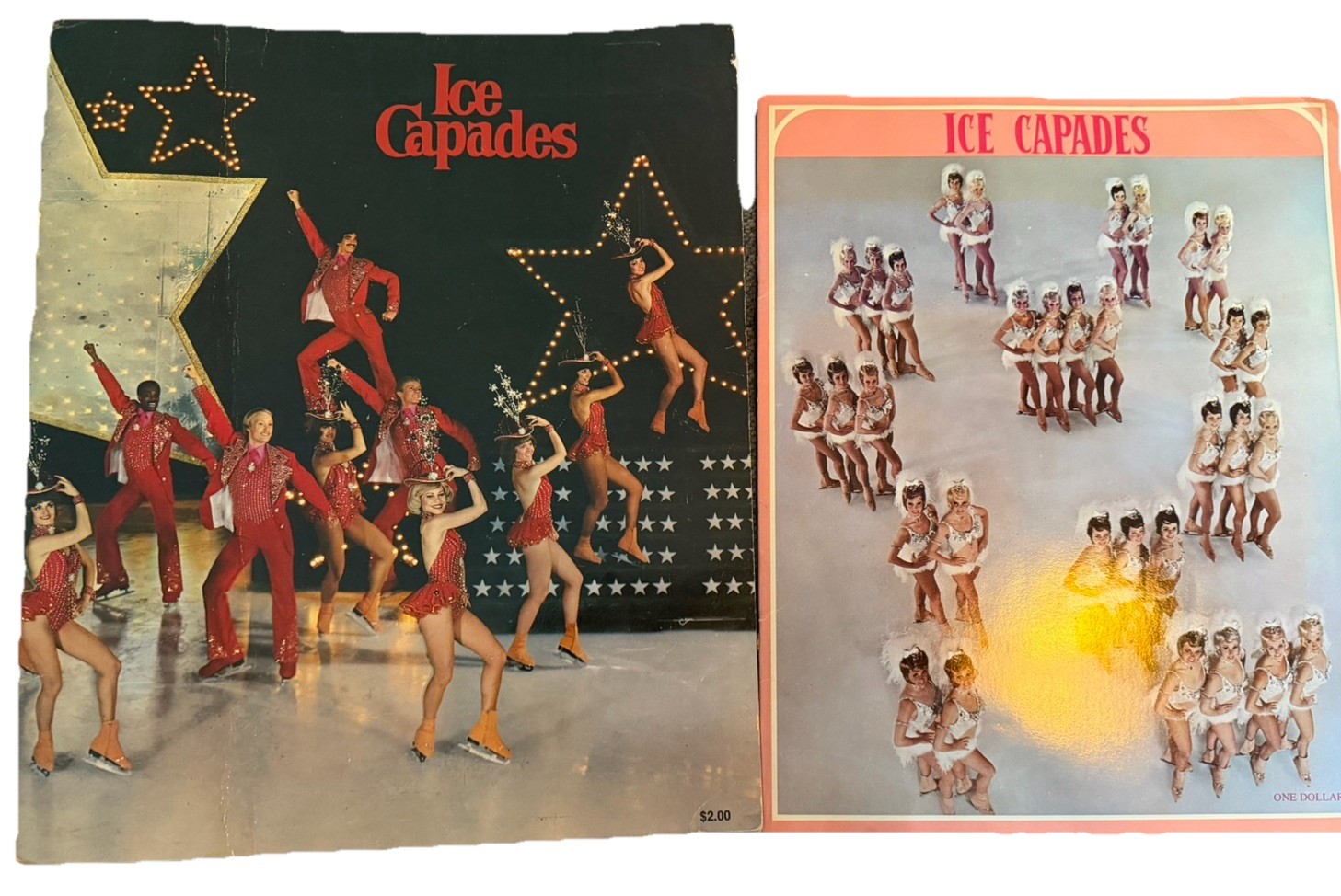 Antique Vintage Lot Ice Capades Programs 1971 & 1979