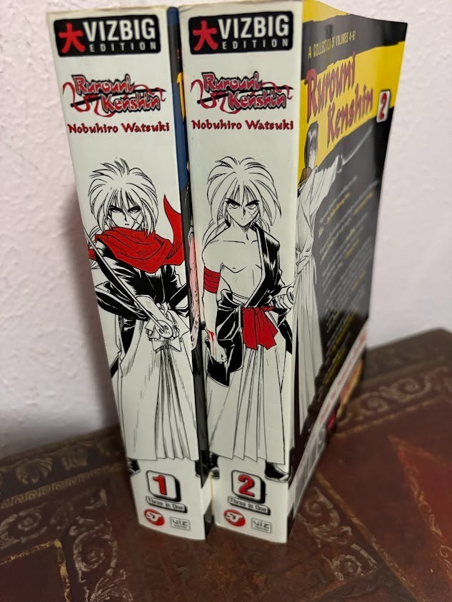 Rurouni Kenshin VIZBIG Edition Series 1-2  volumes 1-6