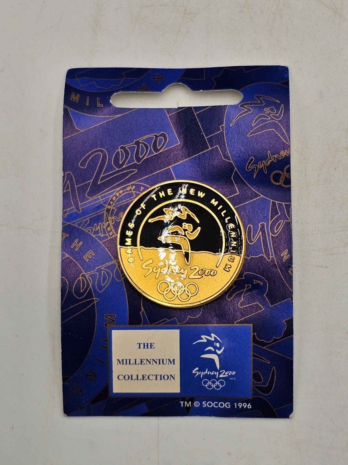 Rare Sydney 2000 The Millennium collection Game of The New Millennium Pin- NEW Rare Sydney 2000 The Millennium collection Game of The New Millennium Pin- NEW