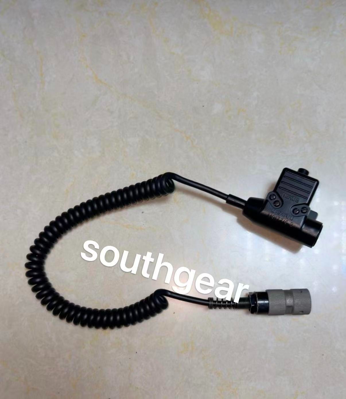 OLDGEN U94 Nexus PTT Push-to-Talk Coiled Cable 6-Pin Military PRC-148 MBITR