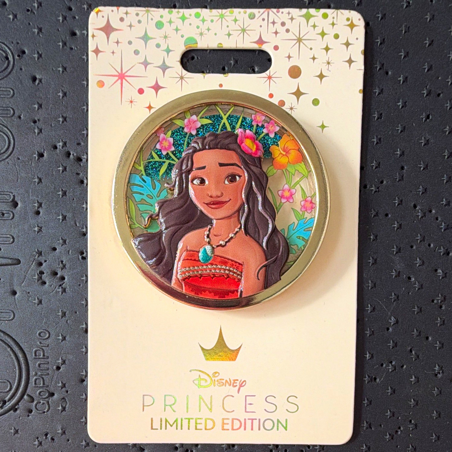 LE 400 WDI Princess Moana Circle Glitter Princesses MOG D23 Expo Disney Pin 2024