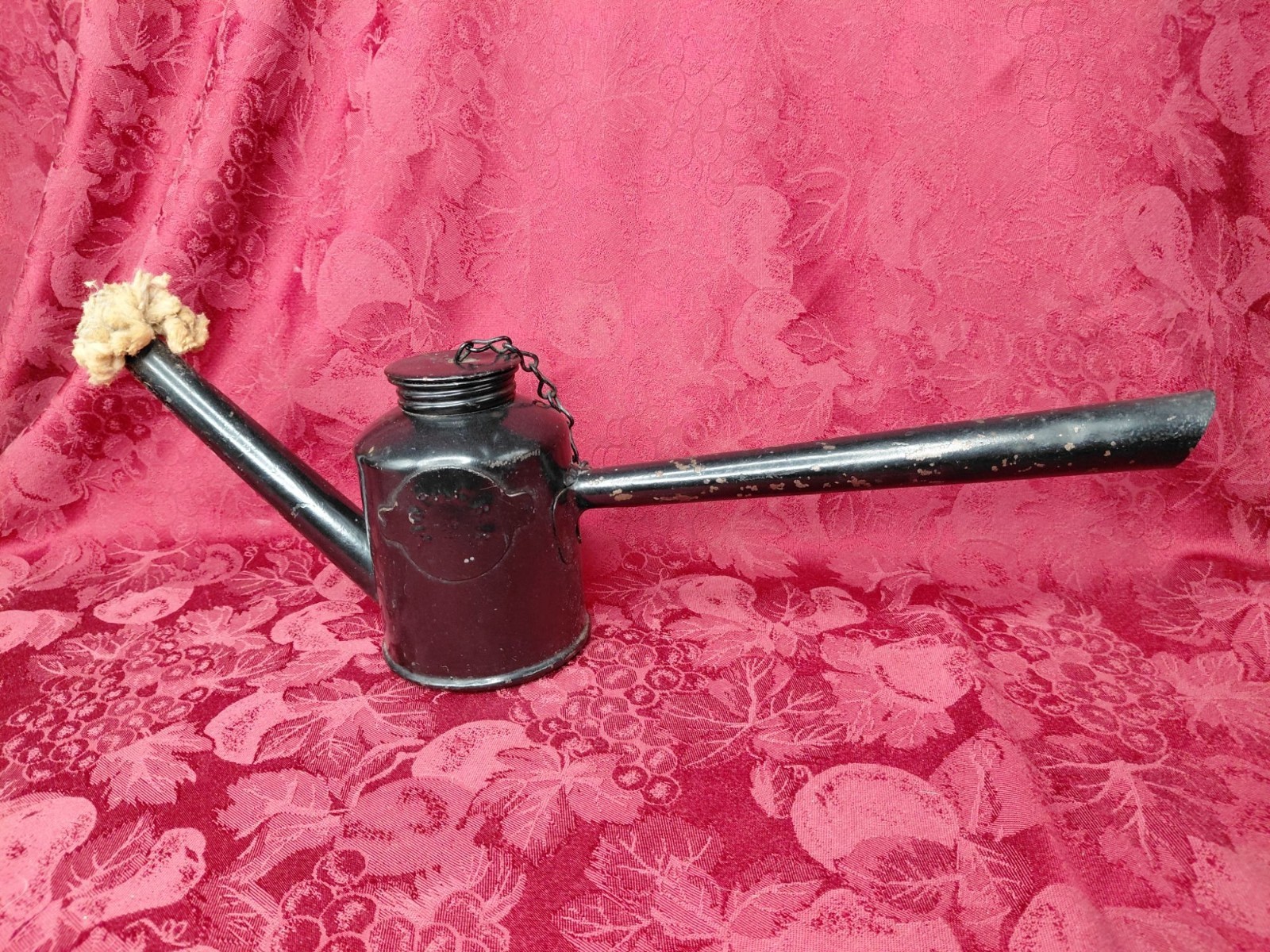 Vtg Missouri Pacific  Mo Pac Railroad Eagle Long Handle Inspectors Torch Antique
