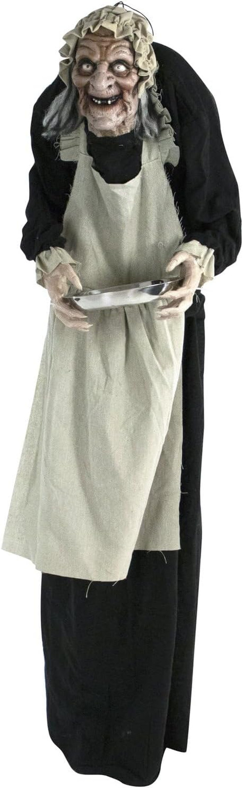 Life-Size 5.0-Ft. Talking Zombie Maid Animatronic