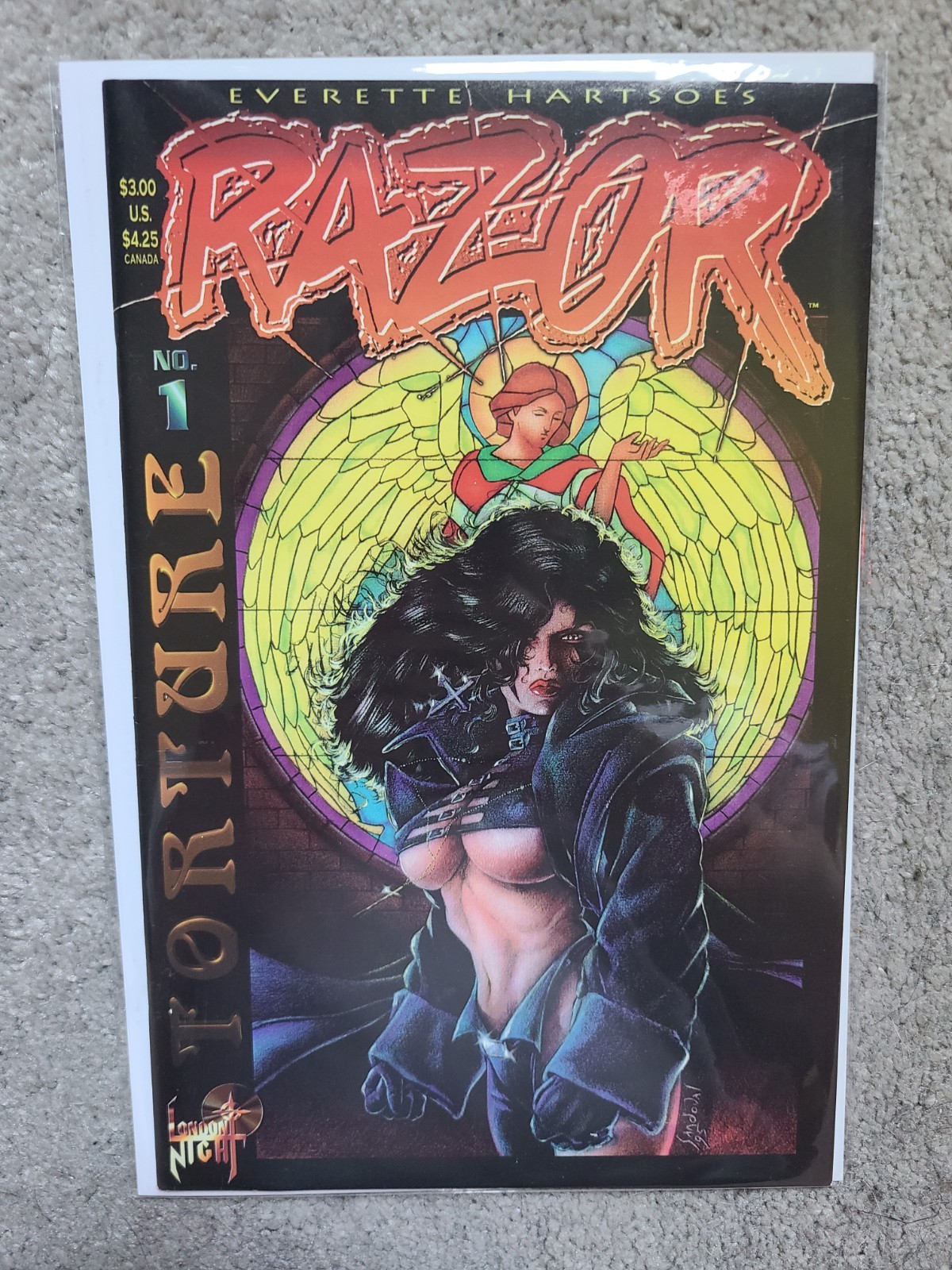 Razor: Torture #1 - LONDON NIGHT 1996 ~ Everette Hartsoe VF+ Razor: Torture #1 - LONDON NIGHT 1996 ~ Everette Hartsoe VF+
