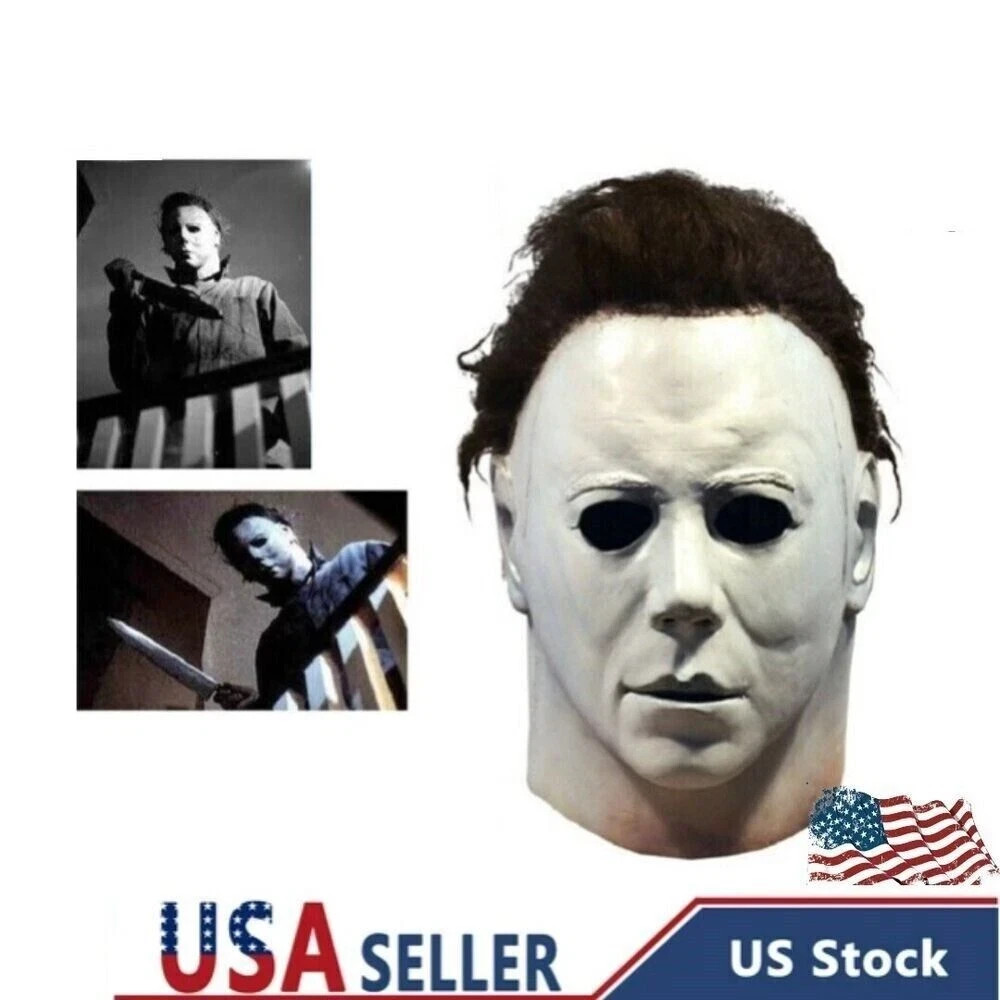 Michael Myers Mask 1978 for Adult, Michael Myers Halloween Full Mask Cosplay US