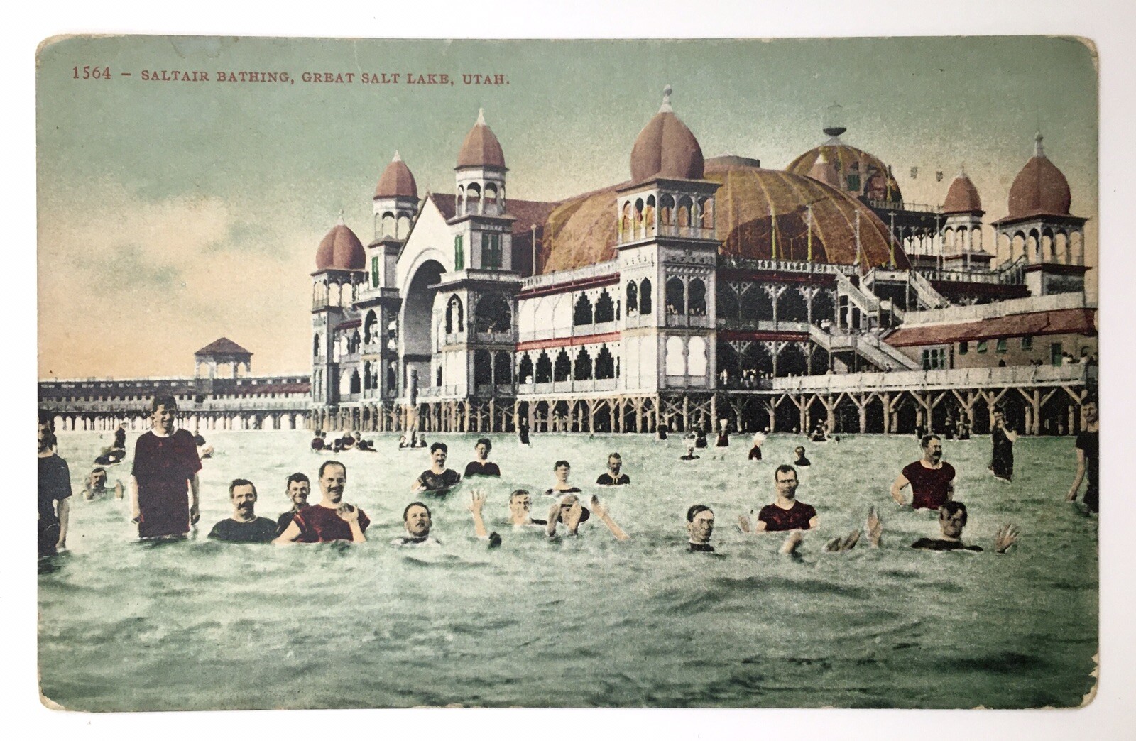Saltair Bathing Great Salt Lake Utah UT PC Unposted Edward H. Mitchell
