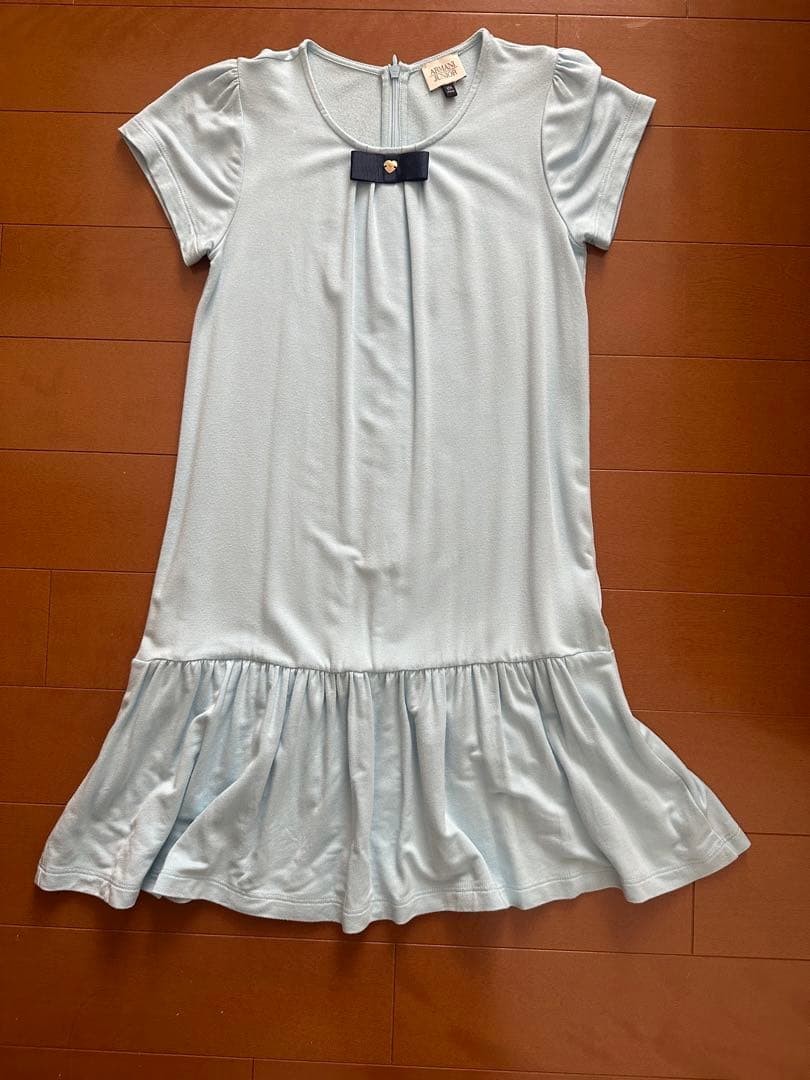 ARMANI JUNIOR Blue Ruffle Dress 12A
