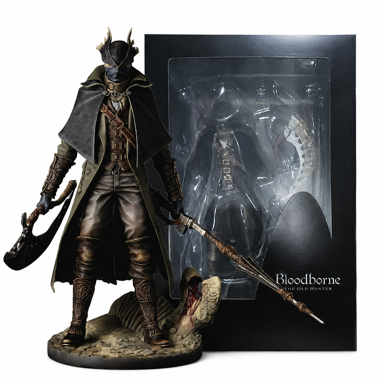 Bloodborne The Old Hunter 1/6 Scale Statue PVC Collectible Display Model Figure