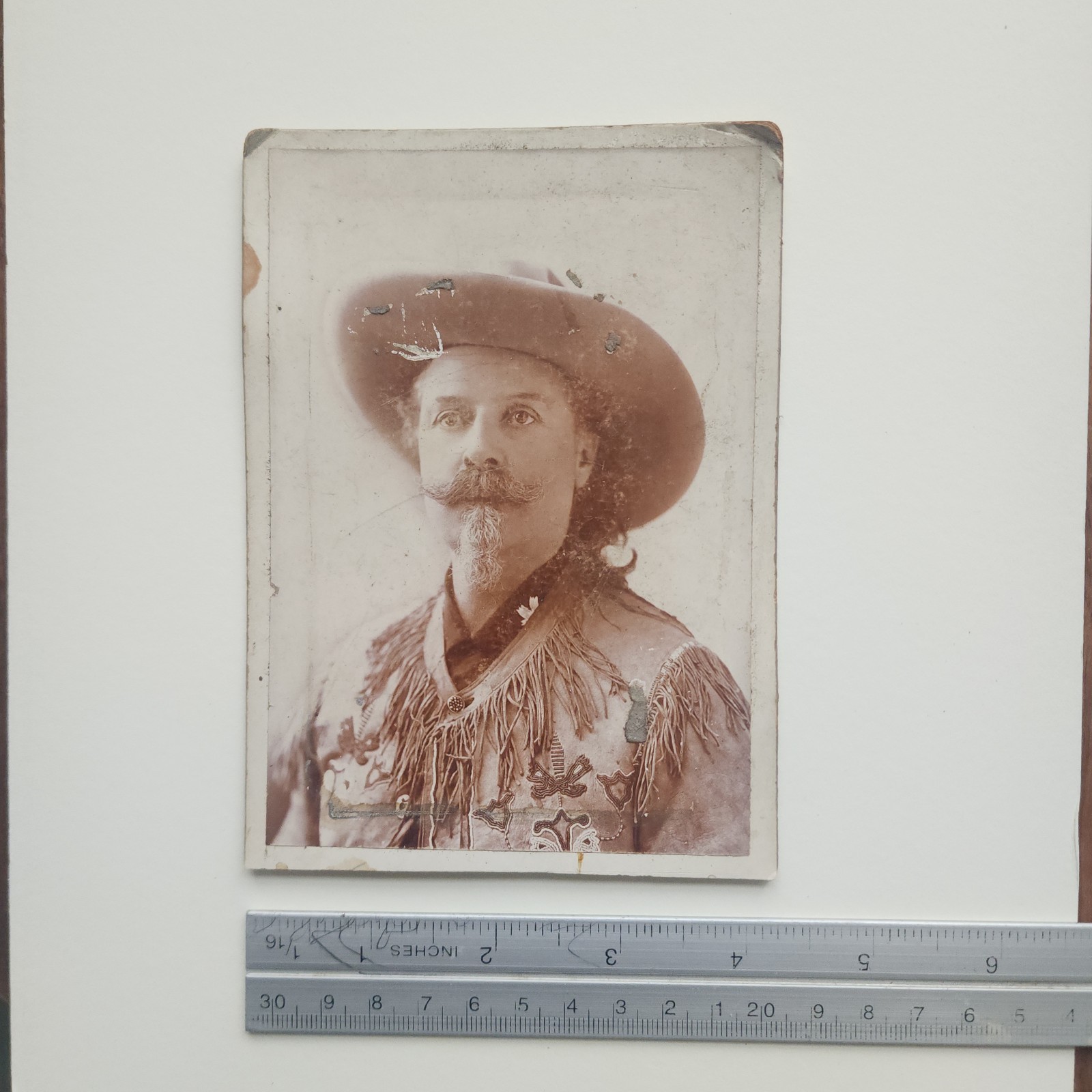Rare Original Bufallo Bill Photograph From Wild West SHOW
