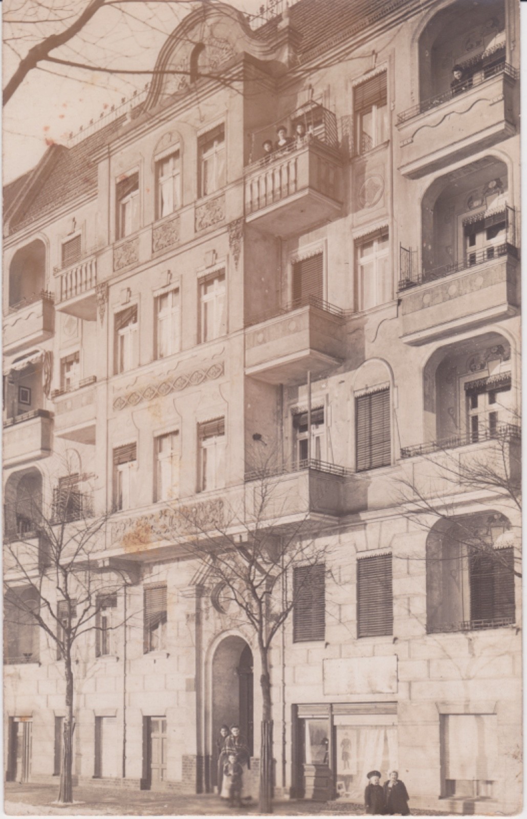 Postcard Wroclaw, Wroclaw, photo postcard, residential building, photo postcard, postcard