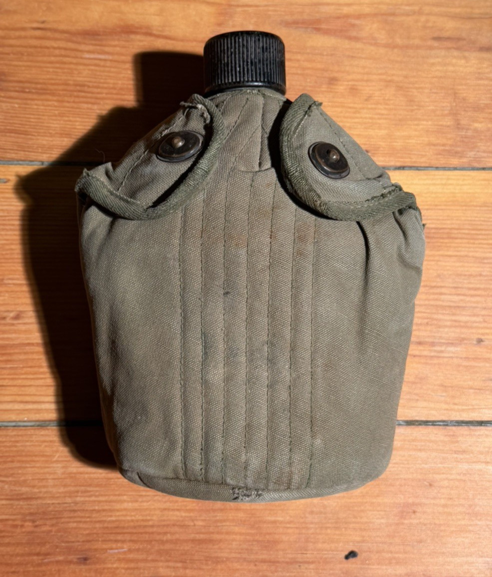 WWII US Army M1942 Canteen & Cover A.G.M. Co. 1945 Collette Mfg Original