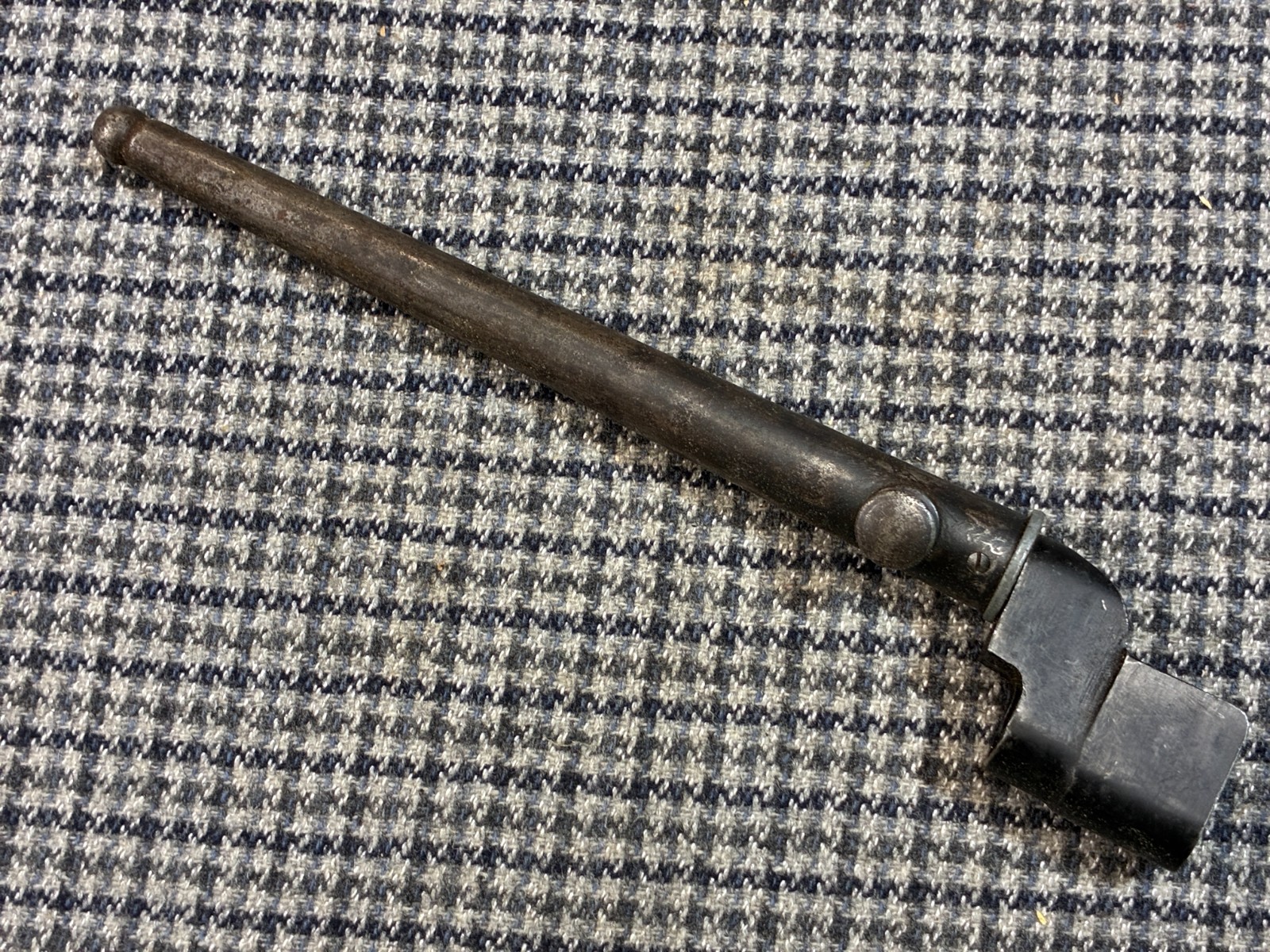 Vintage British English WWII Era Spike Bayonet with Scabbard Vintage British English WWII Era Spike Bayonet with Scabbard