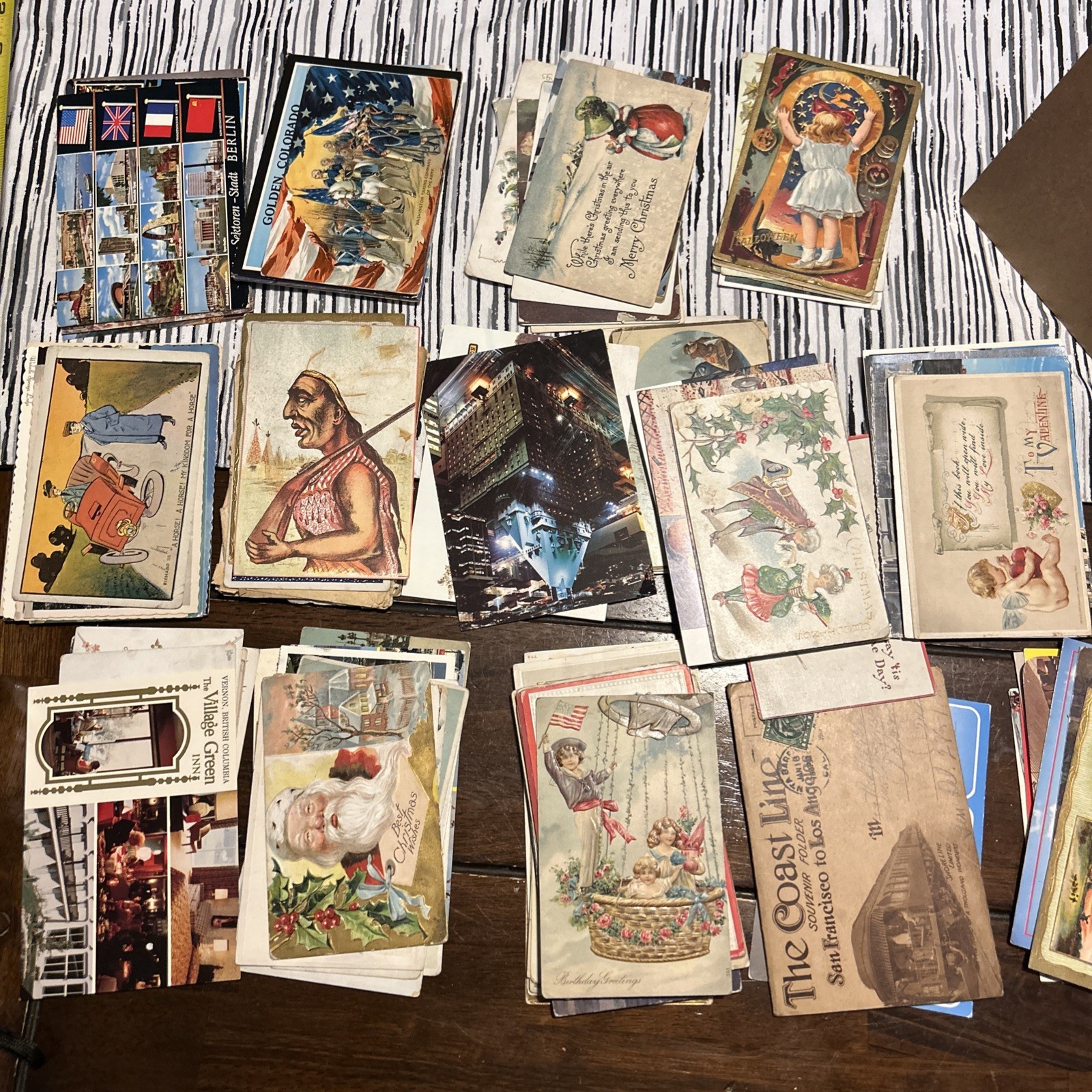 100+ Antique Vintage Postcard Lot Paper Ephemera