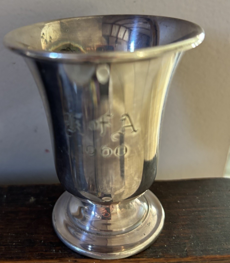 Krewe Of Athenians 1960 Sterling Silver Cordial Or Toothpick Holder