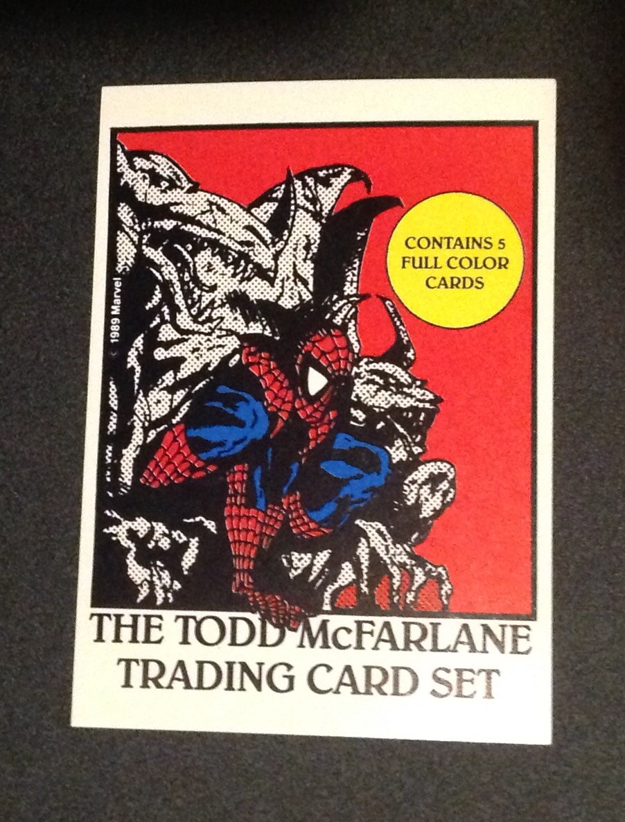 1989 MARVEL TODD McFARLANE  HEADER CARD