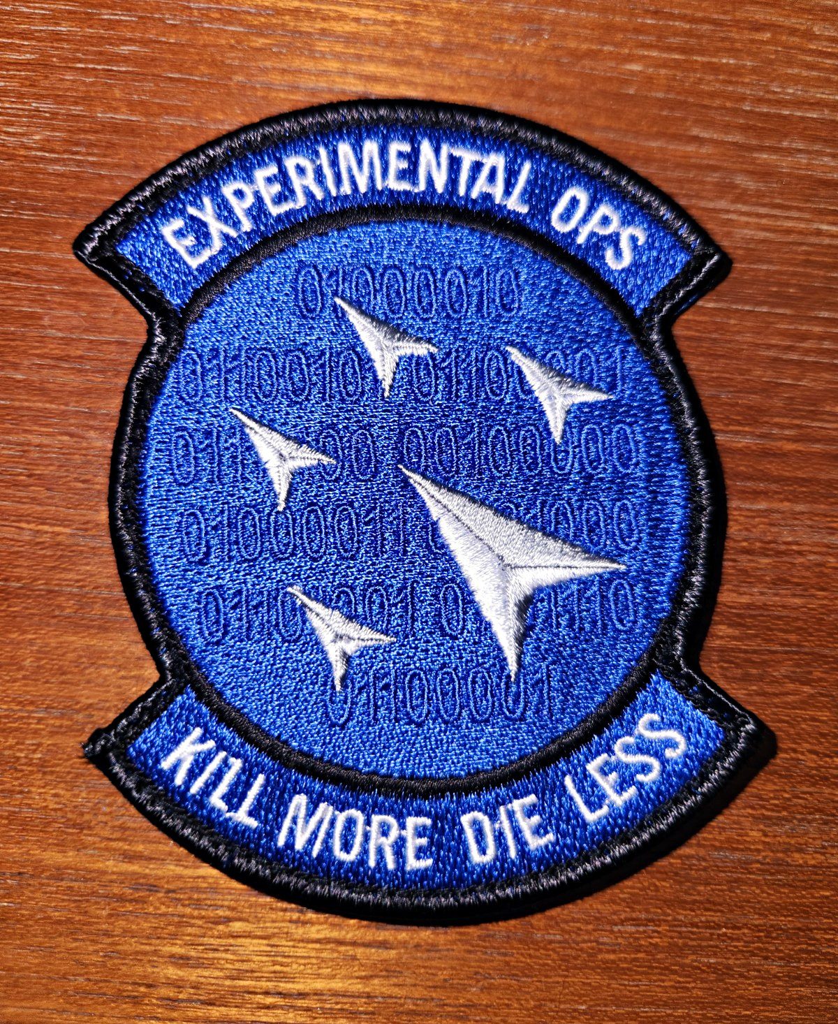 USAF Experimental Ops Kill More Die Less CCA AFRL Patch RQ-180 FQ-42 FQ-44 NTTR