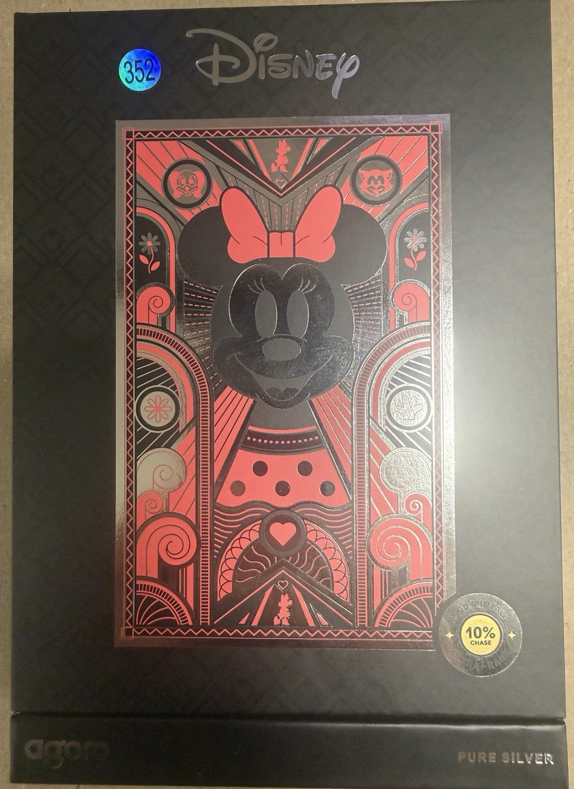 Agoro 5g Silver Minnie Mouse Art Deco Blind Box- 💥Sealed💥