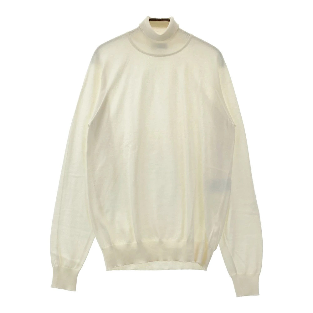 Balenciaga S White Turtle Neck Knit Sweater Used Men\'s (Ages 14+)