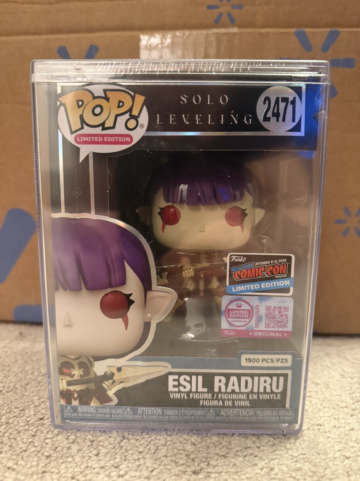 Funko Pop NYCC 2026 Esil Radiru Solo Leveling LE 1,500 OFFICIAL CON