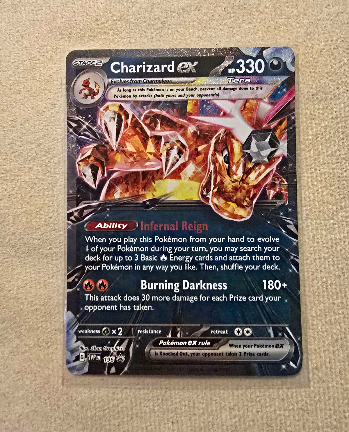 The Pokémon Company Charizard ex Promo 196 English