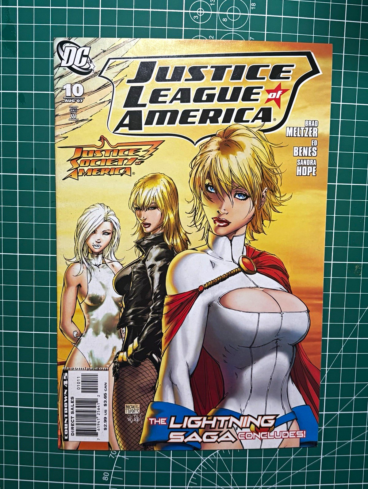 DC Comics Justice League of America #10 (2007) The Lightning Saga Meltzer