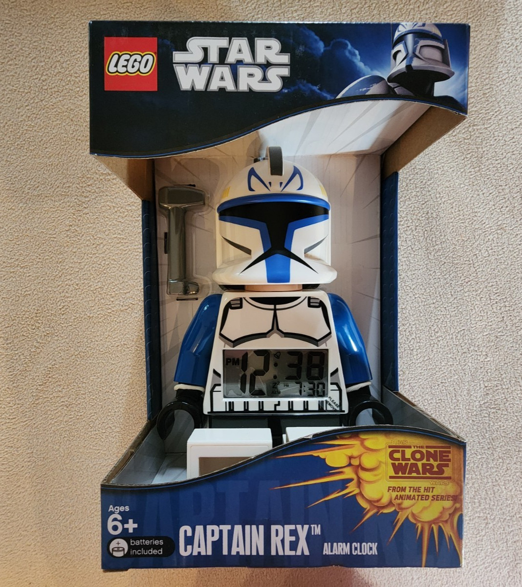 LEGO Star Wars Captain Rex  Minifigure Alarm Clock 9003936 New Sealed Box NISB