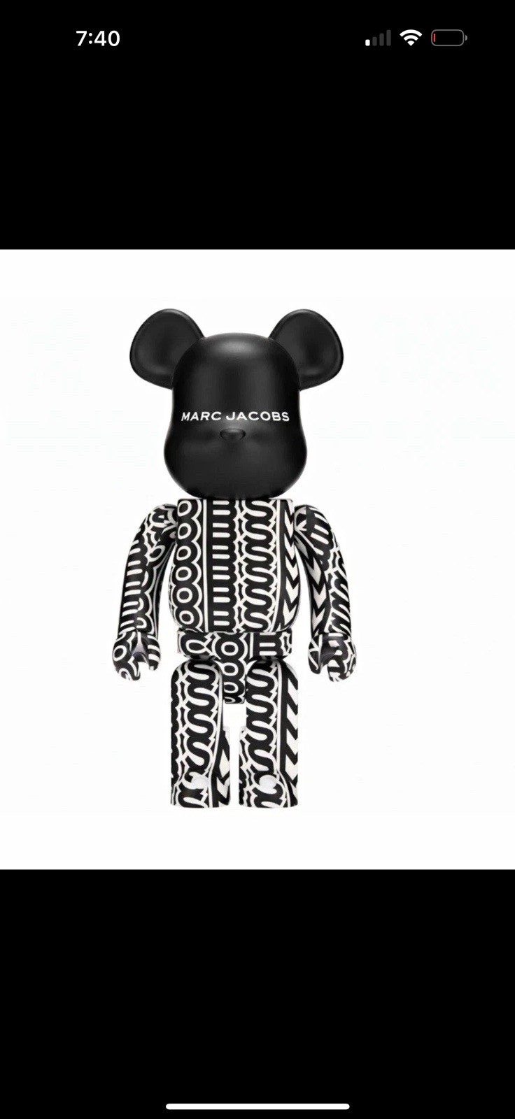 Bearbrick 1000% Marc Jacob’s