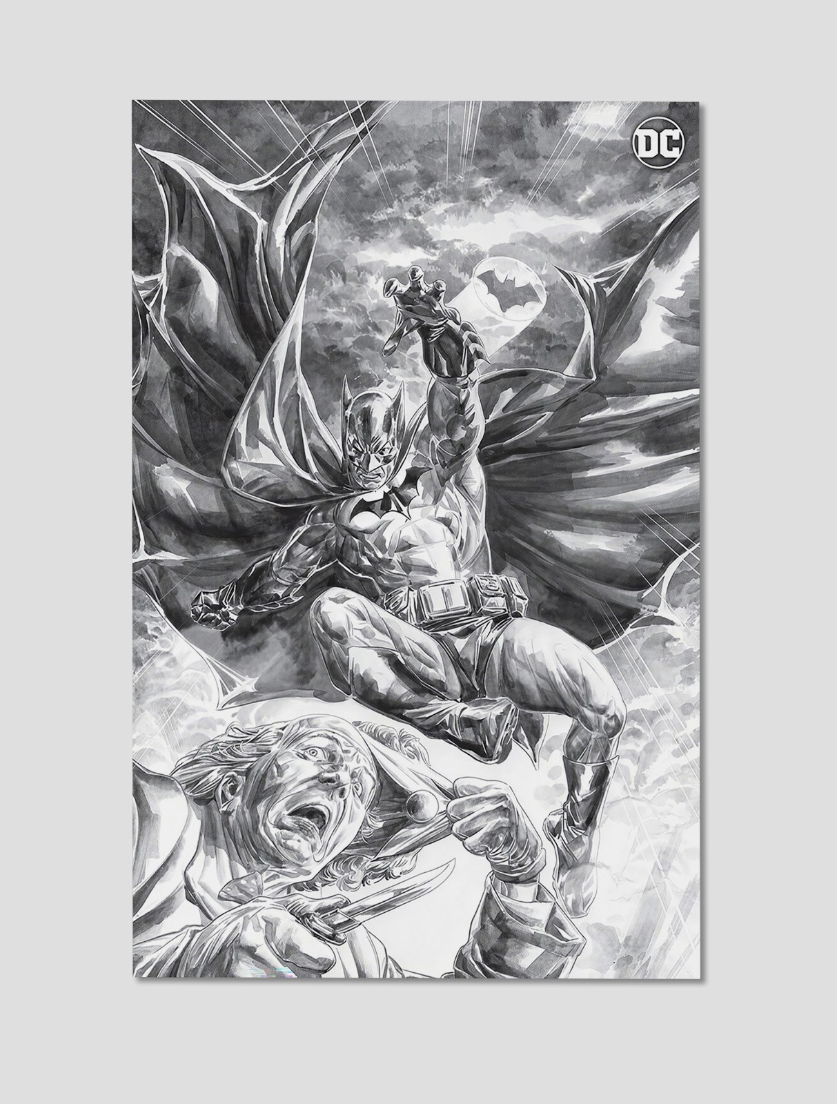 Batman Black & White (2021) #2 Premium Giclee Print Poster 11x17 DC Wall Art