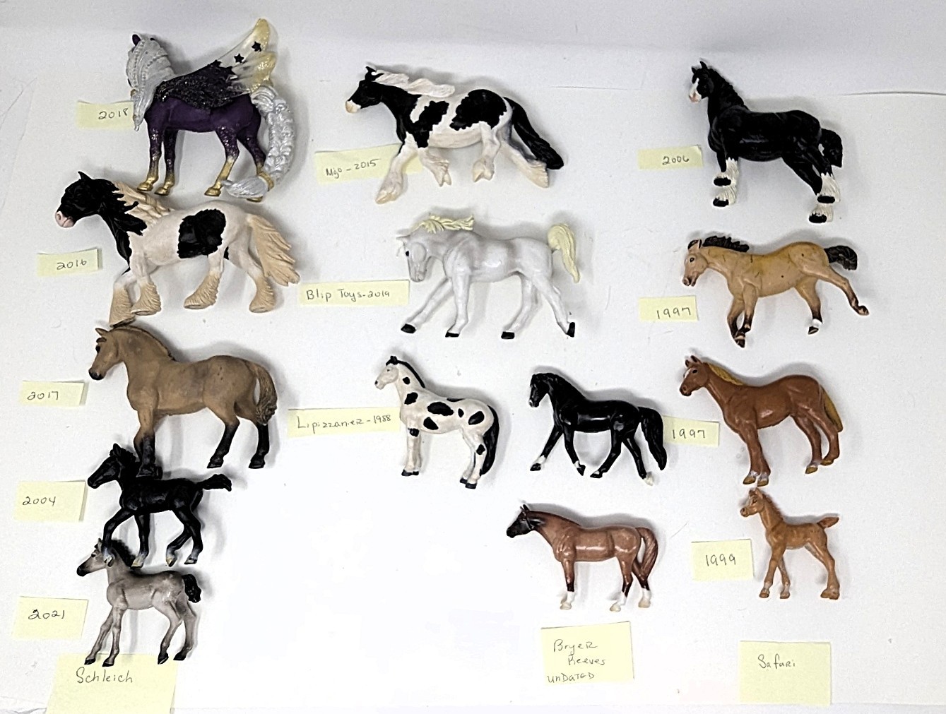 large lot Schleich Breyer Safari Mojo Vintage Model Toy Horse Figurines  Vintage