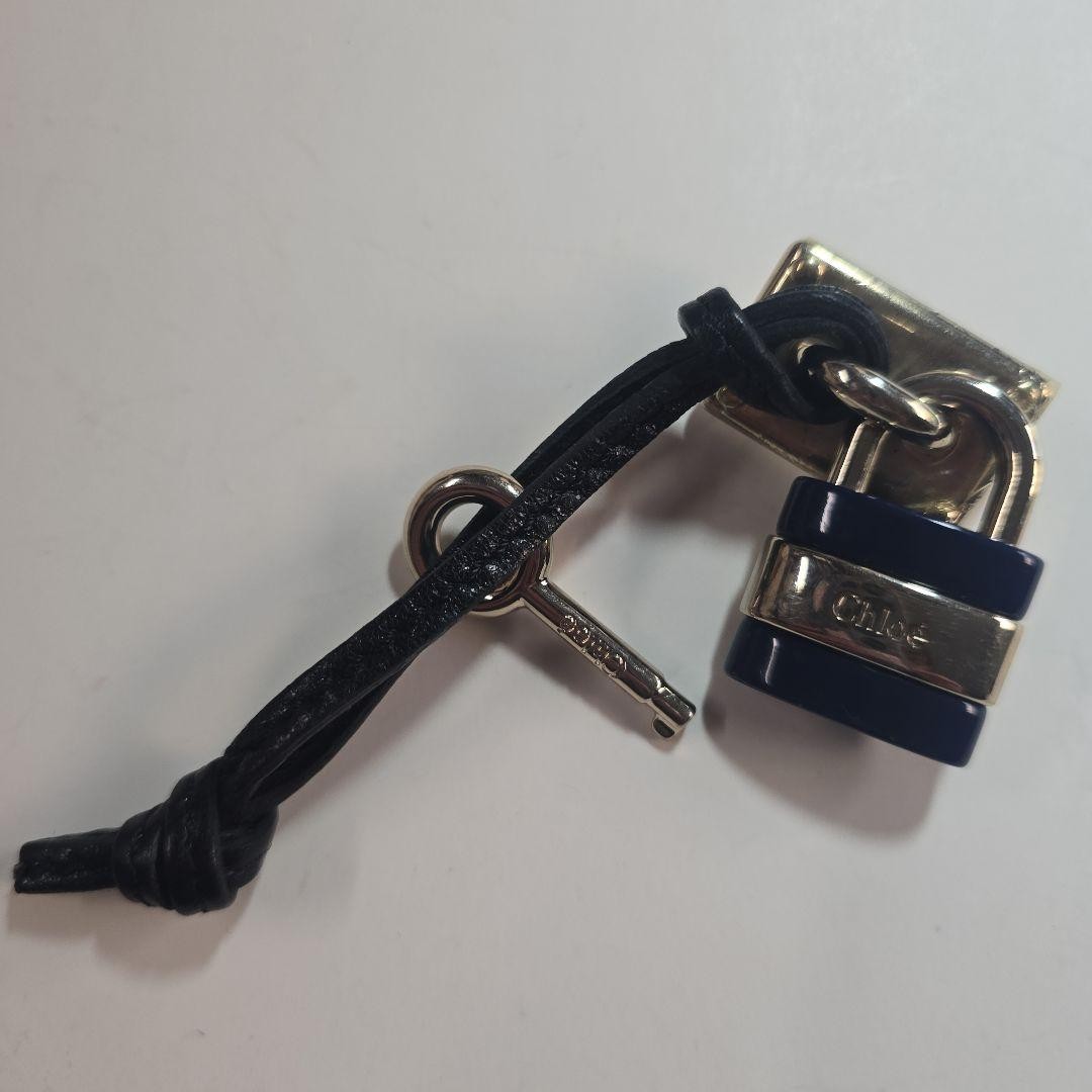 Chloe Padlock & Key Charm Wallet Accessories