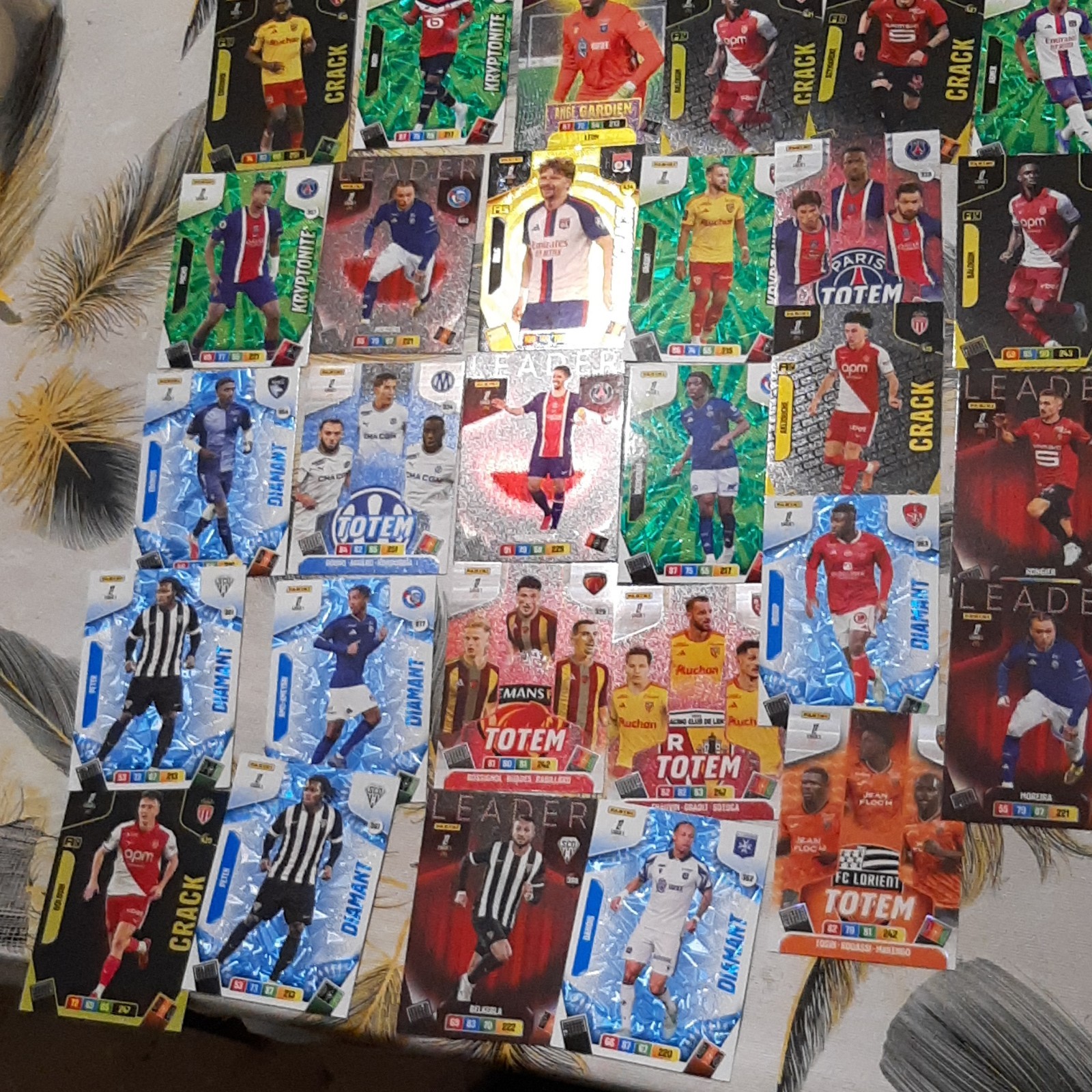 Panini Adrenalyn XL Lot 29 CardsFoot League 1 2026/2027 NEW PUT IN SLEEVE