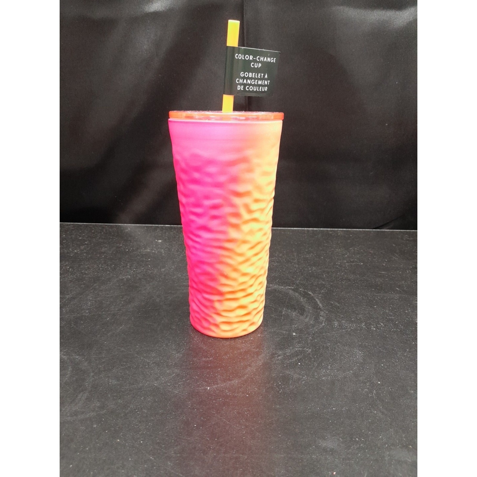 NEW Starbucks Summer 2025 Color Changing Textured 18 Oz Cup Tumbler Goblet